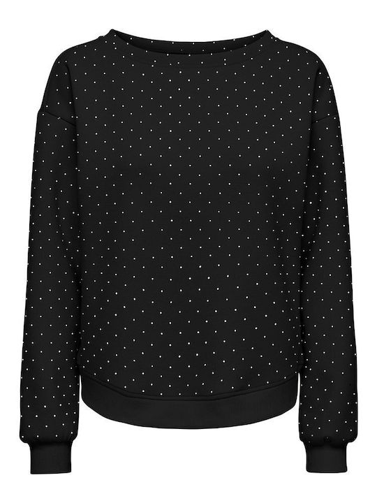 Lang Damen Sweatshirt Schwarz