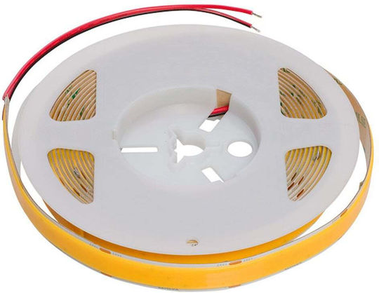 Lemlux Bandă LED 24V Lumină Alb Cald 5m Tip COB
