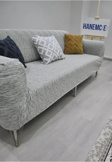 SteweHome SteweHome Elastische Abdeckung Für Zweisitziges Sofa Grau 180x237cm
