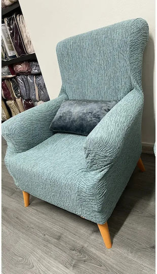SteweHome Ελαστικό Κάλυμμα Πολυθρόνας Τιρκουάζ 50x90cm