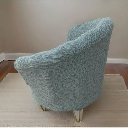 SteweHome Ελαστικό Κάλυμμα Πολυθρόνας Λευκό 60x85cm