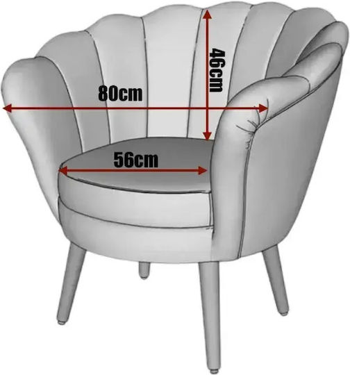 SteweHome Ελαστικό Κάλυμμα Πολυθρόνας Λευκό 60x85cm