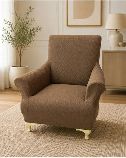 SteweHome Elastic Armchair Cover Velvet