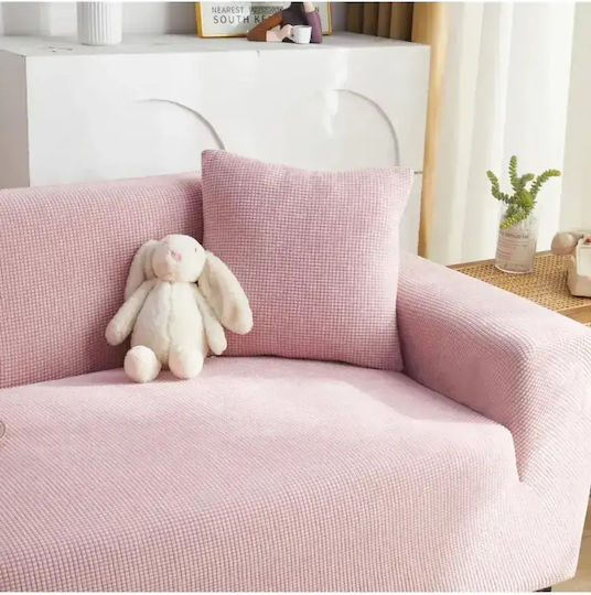 SteweHome Elastische Abdeckung Für Dreisitziges Sofa Rosa 170x210cm