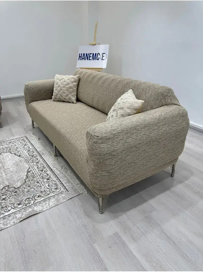 SteweHome Elastic Cover for Three Seater Sofa Vizón 180x237cm