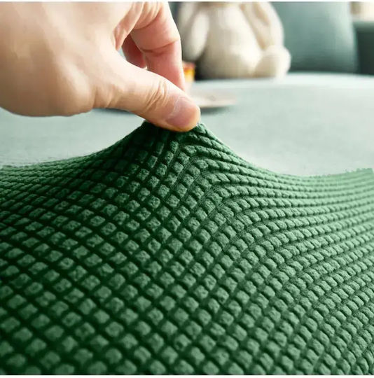 SteweHome Husă Elastică Canapea Cu Trei Locuri Verde 195x230cm
