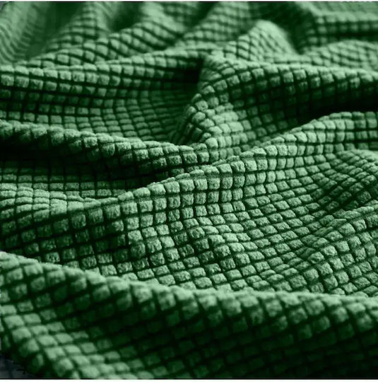 SteweHome Husă Elastică Canapea Cu Trei Locuri Verde 195x230cm