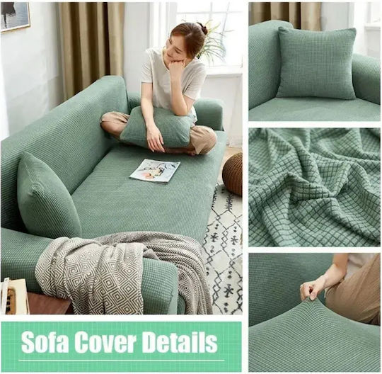SteweHome Elastic Cover For Three Seater Sofa Beige 195x230cm