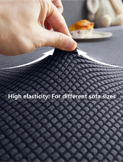 SteweHome Elastic Cover for Three Seater Sofa Geometric 195x230cm