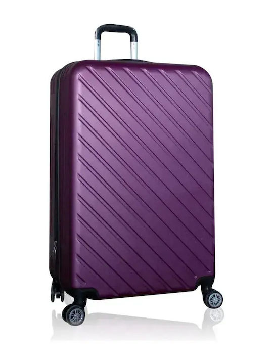 SteweHome Valiză de Călătorie Medie Dură Multicoloră Înălțime 66cm