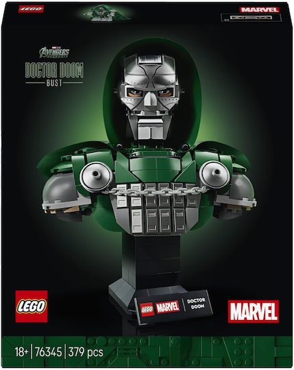 Lego Marvel Doctor Doom Bust Für 18+ Jahre 379 Stück