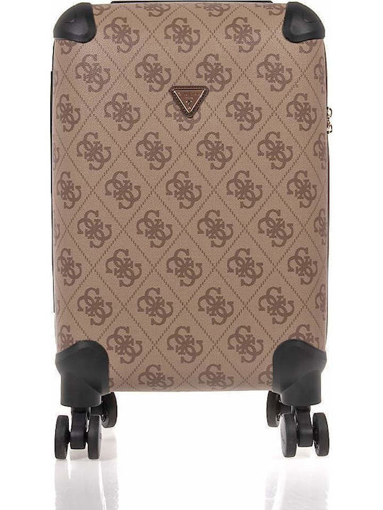 Guess Berta Koffer Reise Kabine Beige Höhe 53cm