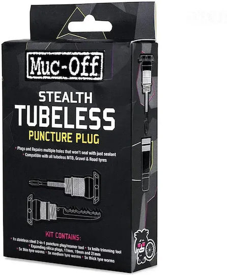 Muc-off Repair Kit Stealth Tubeless Puncture Plug Iridescent