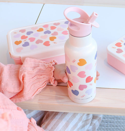 A Little Lovely Company Stainless Steel Kids' Dinner Set 0.5lt