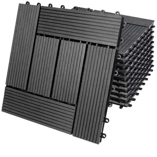 Casaria WPC Gartenbodenbelag Material 30x30cm