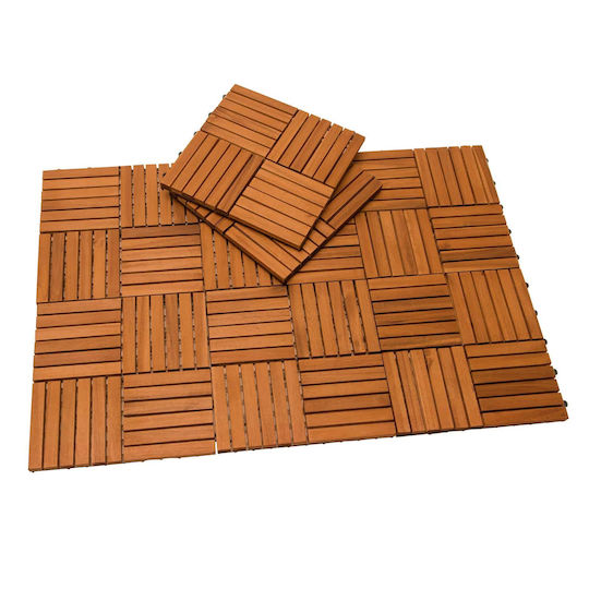 Casaria Материал за Градински Настилки от WPC 30x30см