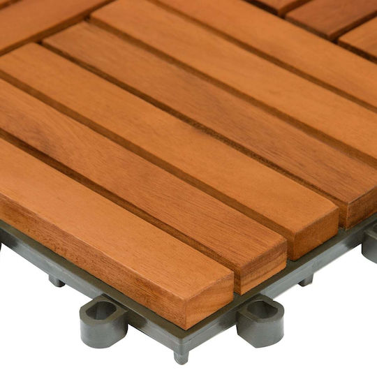 Casaria Материал за Градински Настилки от WPC 30x30см