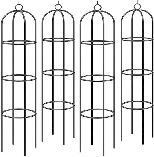 Set 4 Araci Metalici Gardebruk 200x40cm Negri Set 4 Araci Metalici Gardebruk 200x40cm Negri