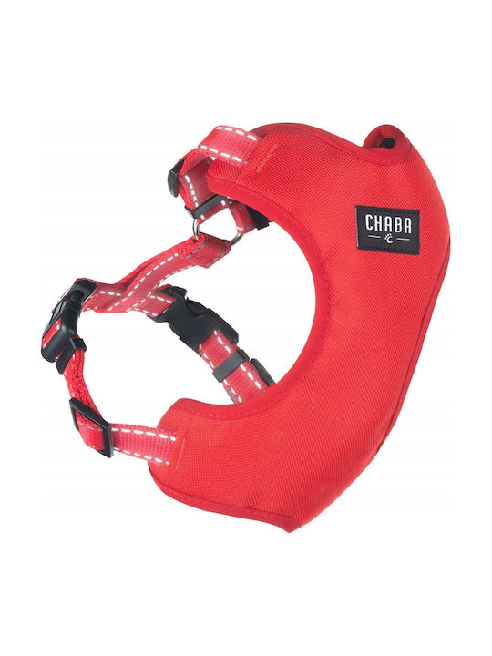 Chaba Кучешки Повод Guard Comfort Xl 2.5см/64-76см Червен