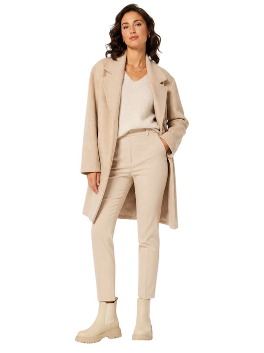 Women's Beige Chelsea Boots