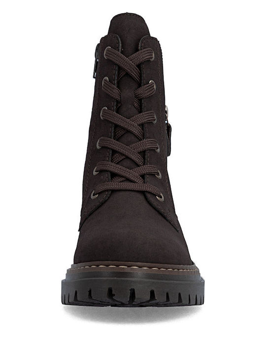 Damen Stiefeletten Braun