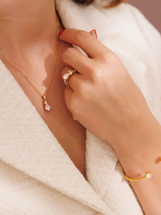 Mini Twisted Bracelet Milky White
