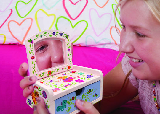 4M Meșteșuguri pentru copii Create Your Own Jewelry Box pentru copii 5+ ani