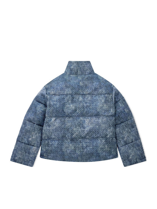 Emporio Armani Μπουφάν Puffer Διπλής Όψης Μπλε