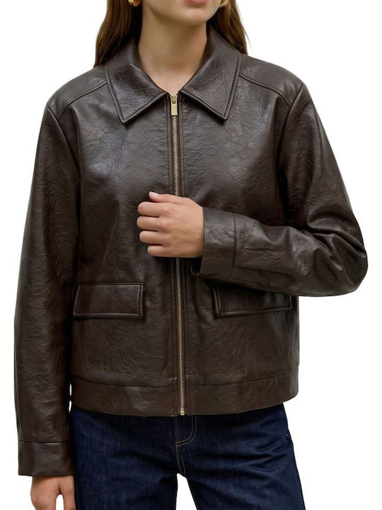 Women's Winter Jacket Dark Brown