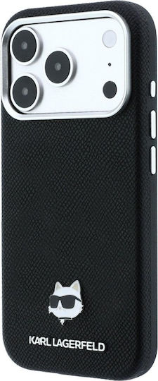 Karl Lagerfeld Etui Grained Choupette Head Metal Magsafe Do Iphone 18 Pro Max 17 Pro Max Czarny Klhmp18x6pschlk