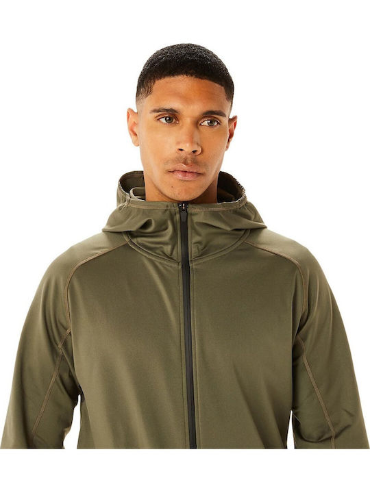 Hooded Cardigan Green