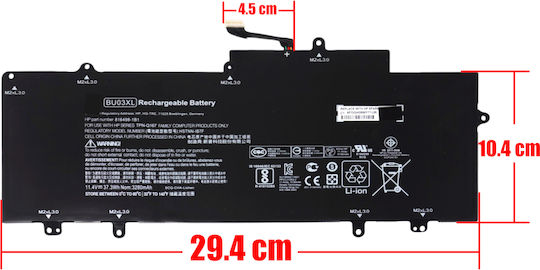Съвместима Батерия за HP Chromebook / EliteBook Hp Chromebook 14 G4 14-ak 14-ak000 с 3280mAh