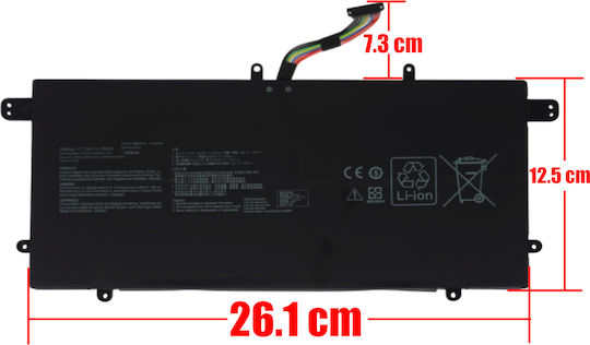 Съвместима Батерия за Asus Zenbook / VivoBook Asus Zenbook S16 Um5606ka Vivobook S 16 M5606wa Um5606wa Ux5606sa с 10032mAh