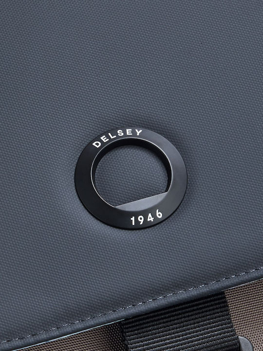 Delsey Securflap Rucksack Für Laptop 15.6 Zoll In Braune Farbe