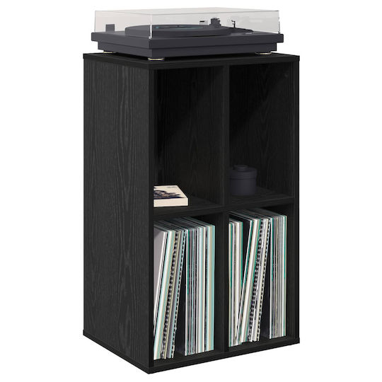 vidaXL Hi-Fi Furniture Black 36.5x44.5x74.5cm
