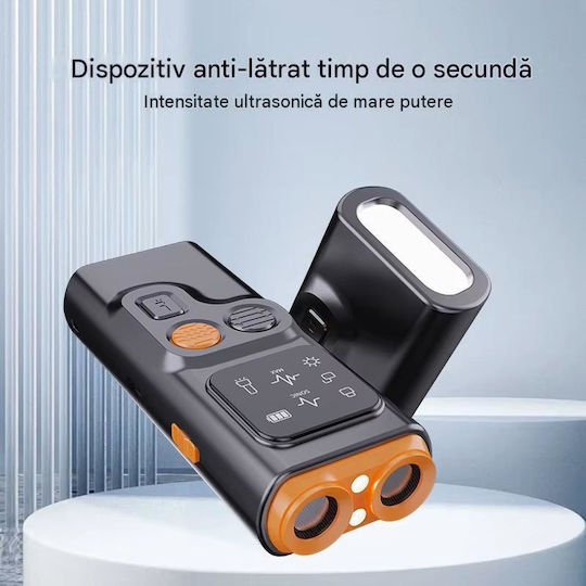 Arvada Petpro P9 Hundeverwöhnungsgerät Ultraschall LED Taschenlampe Schwarz 51,3x26,6x122,4mm