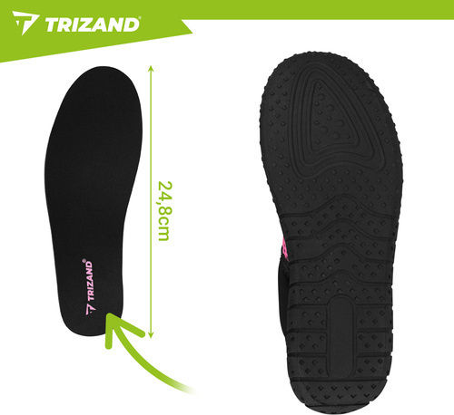Schwarze Rosa Wasser Schuhe Größe 37 5mm Campingduschen