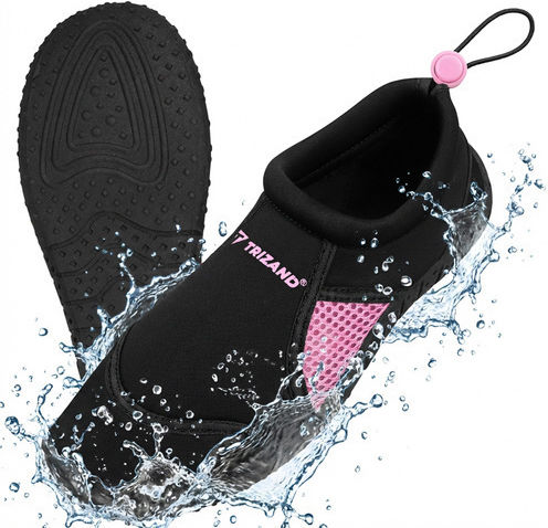 Schwarze Rosa Wasser Schuhe Größe 37 5mm Campingduschen
