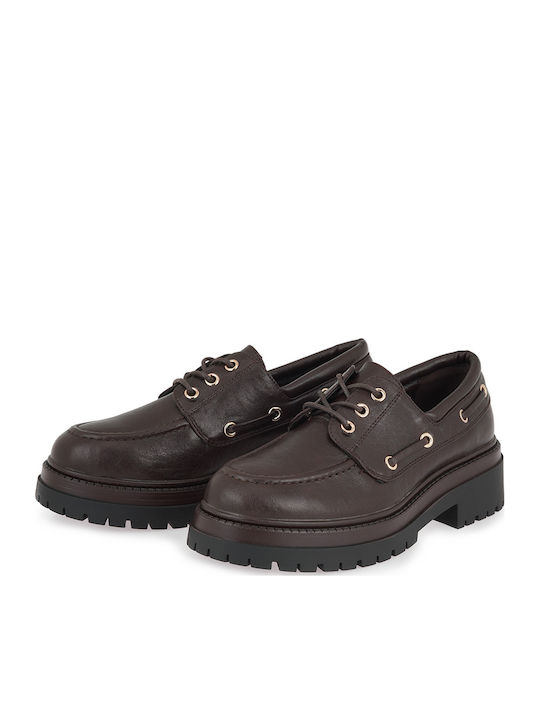 Damen Bootsschuhe in Braune Farbe