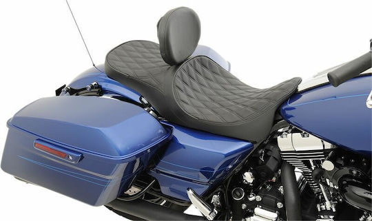 Drag Specialties Touring Saddle 0801-1008 Harley Davidson Flhtk 1868 Abs 19-24 1pc Black