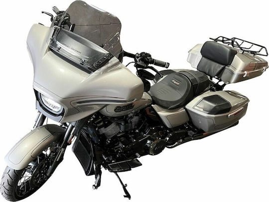Fat Baggers Inc Τιμόνι Ατσάλινο 32mm 945012-b Harley Davidson Flhxse 1977 Abs 24 Πλάτος:91,5cm Μαύρο