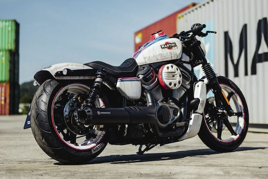 Cult Werk Rear Wheel Fender Hd-nsr025 Original Style Harley Davidson Rh 975 S Abs 24 Black