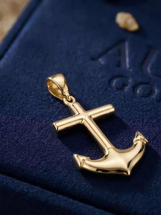 Anchor Charm in 9K Gold