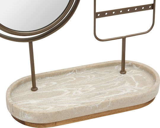 5Five 5Five Kosmetikorganizer mit Trennzeichen Beige 27x25,5x11,8 cm
