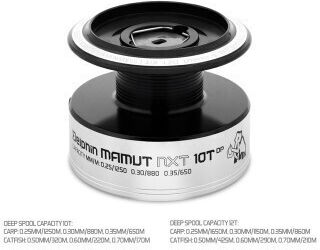 Delphin Mamut Nxt 12T Mulinetă de Pescuit pentru Pescuitul la Crap / Casting