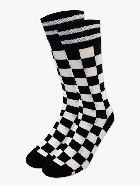Baumwollene Socken Mit Schachmuster Checkerboard Nodo Baumwollene Socken Mit Schachmuster Checkerboard Nodo