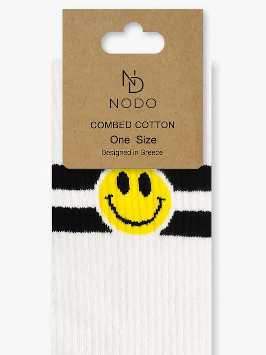 Baumwollsocke Mit Happy Smiley Design Nodo