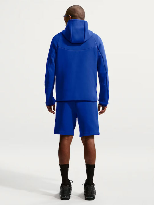 Paris Saint-Germain Tech Fleece Hooded Cardigan Blue
