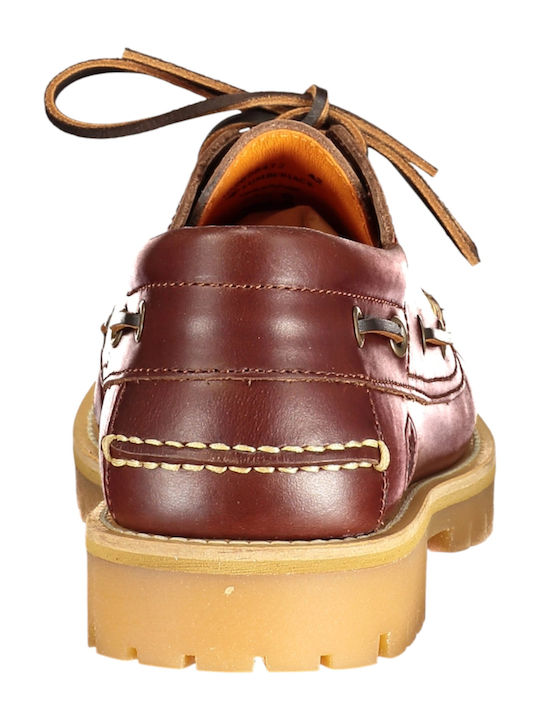 Newton Leather Men's Moccasins in Brown Colour