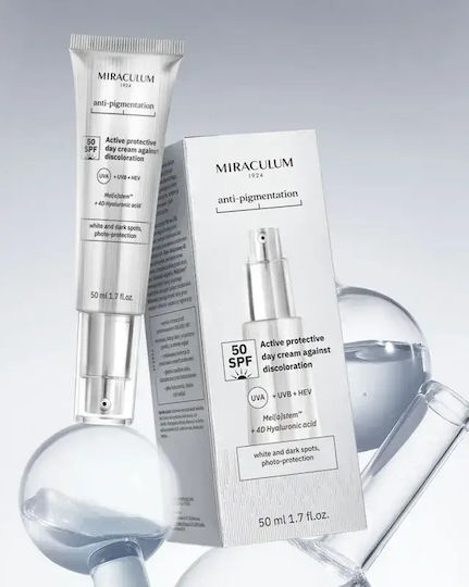 Miraculum Крем за лице за деня със SPF50 за хидратация, против несъвършенства и блясък 50ml